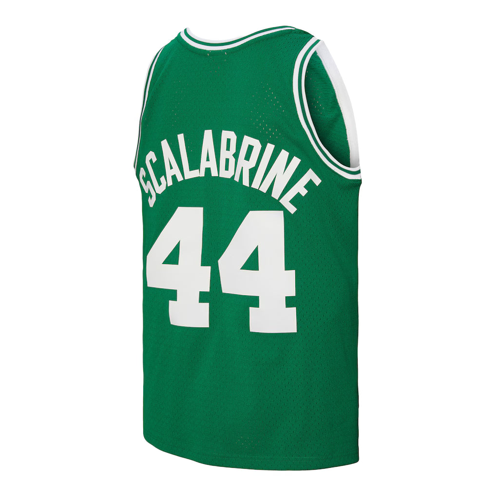 Boston Celtics Brian Scalabrine Mitchell & Ness Kelly Green 2007 Hardwood Classics Swingman Jersey for Men product image 3,