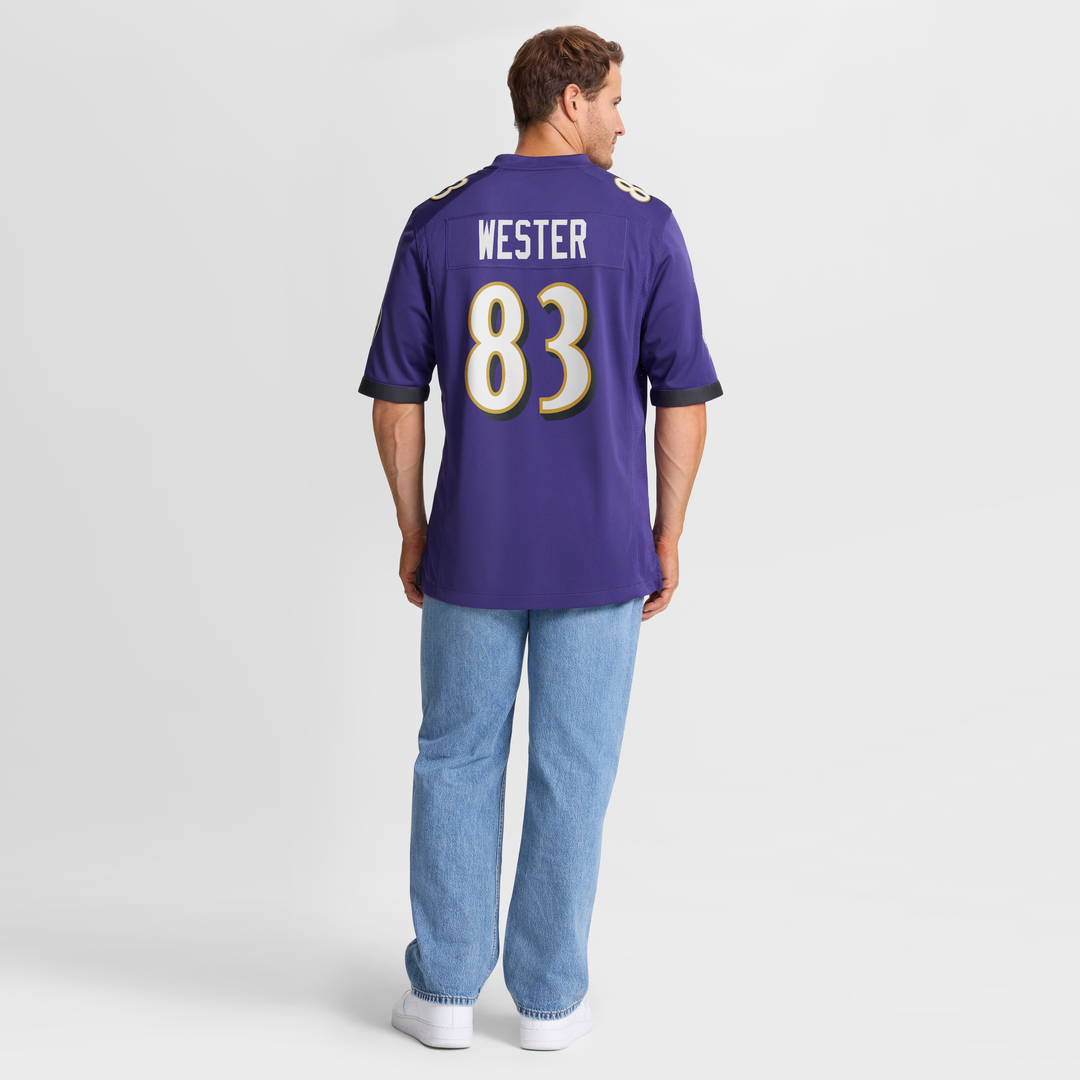 Baltimore Ravens LaJohntay Wester Nike Purple Game Jersey product image 8