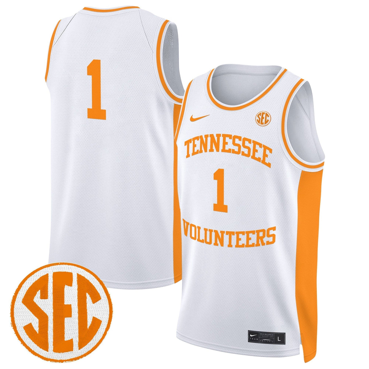 TENN 2024 Swingman Basketball Jersey - Stitched product image 40, provided for visual reference and product detail review