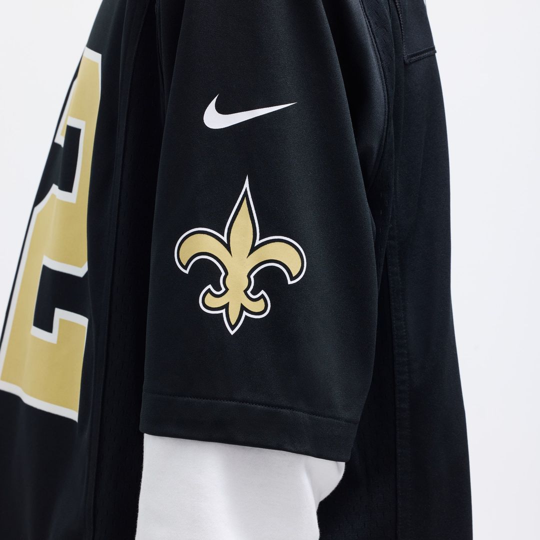 New Orleans Saints Tyrann Mathieu Nike Black Game Jersey product image 10