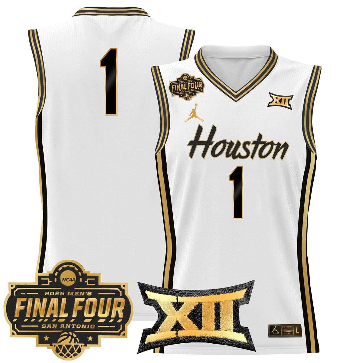 HOU 2025 Final Four Patch Basketball Jersey - Stitched product image 42, provided for visual reference and product detail