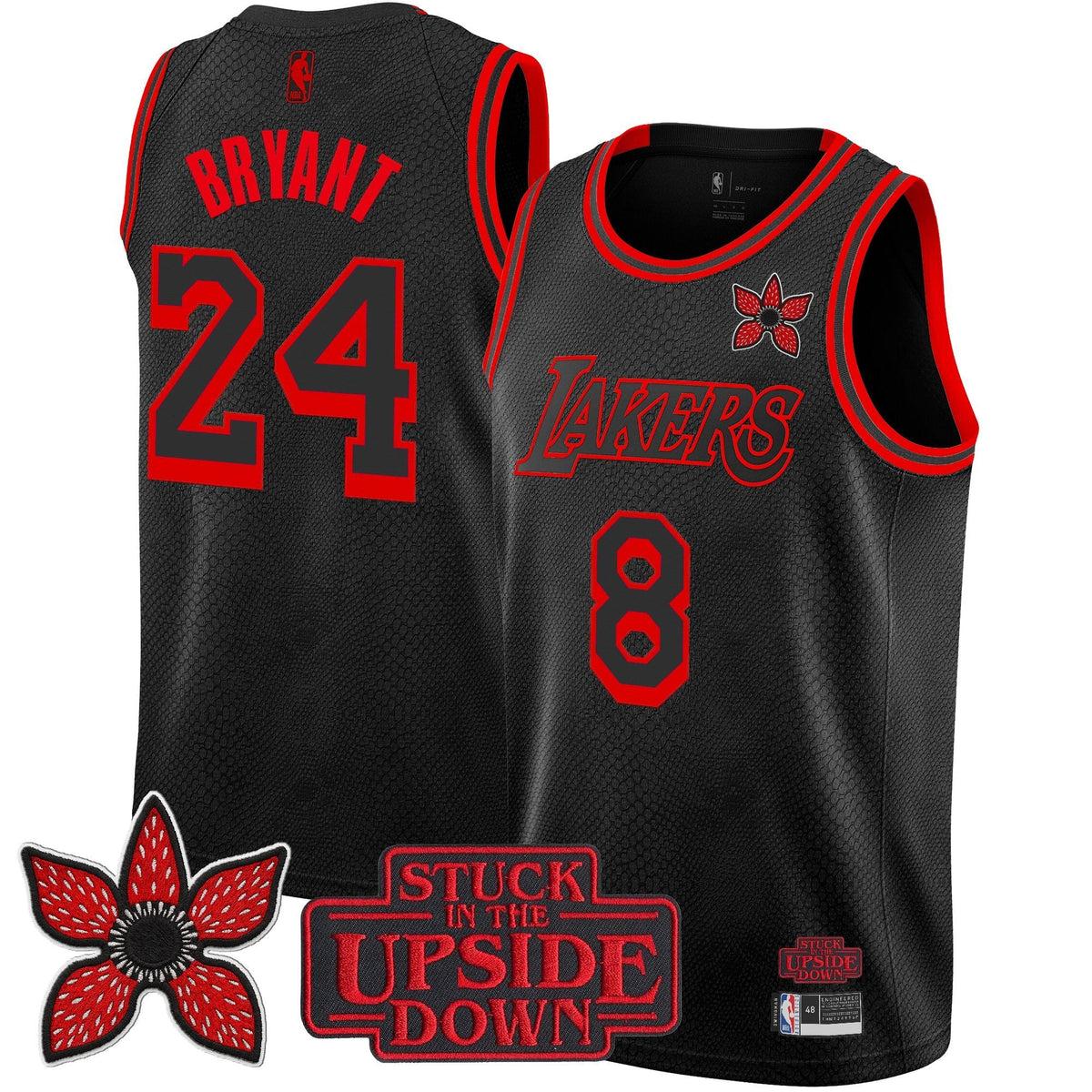 LAL 'Stranger Things Edition' Swingman Jersey - Stitched product image 8, provided for visual reference and product detail