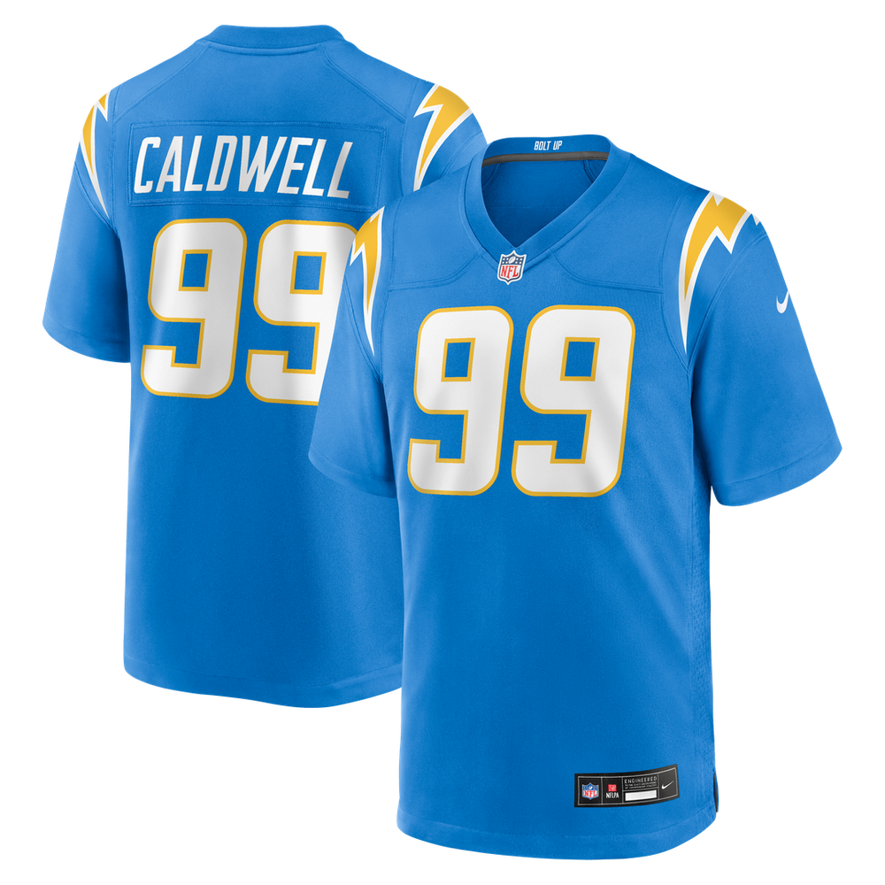 Los Angeles Chargers Jamaree Caldwell Nike Powder Blue Game