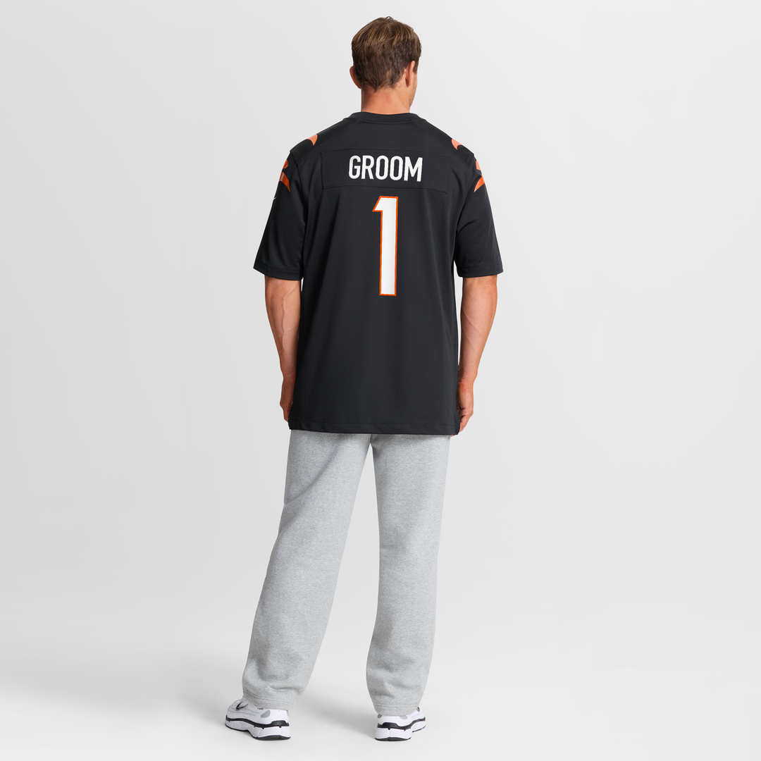 Cincinnati Bengals Number 1 Groom Nike Black Game Jersey product image 8