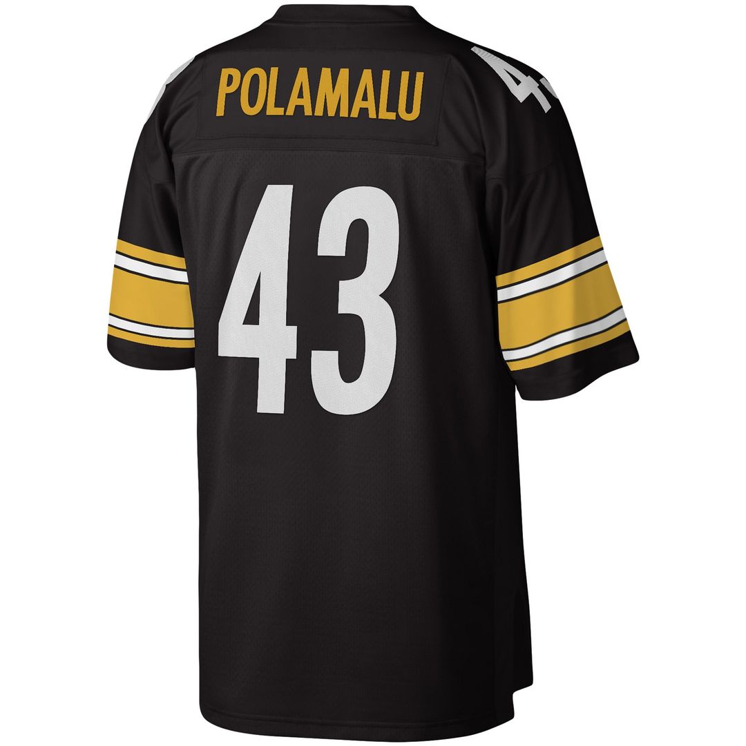 Pittsburgh Steelers Troy Polamalu Mitchell & Ness Black product image 3