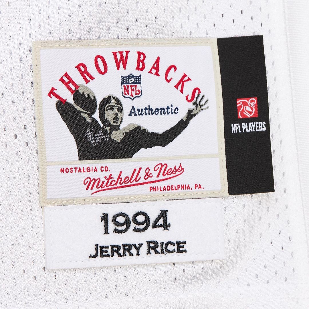 San Francisco 49ers 1994 Jerry Rice Mitchell & Ness White product image 7