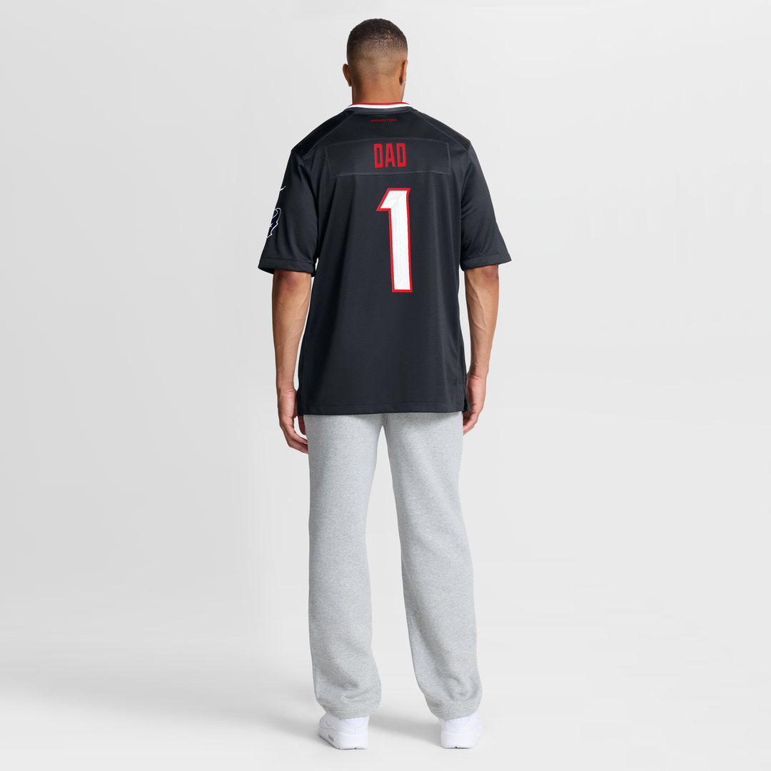Houston Texans Nike Navy #1 Dad Game Jersey product image 8