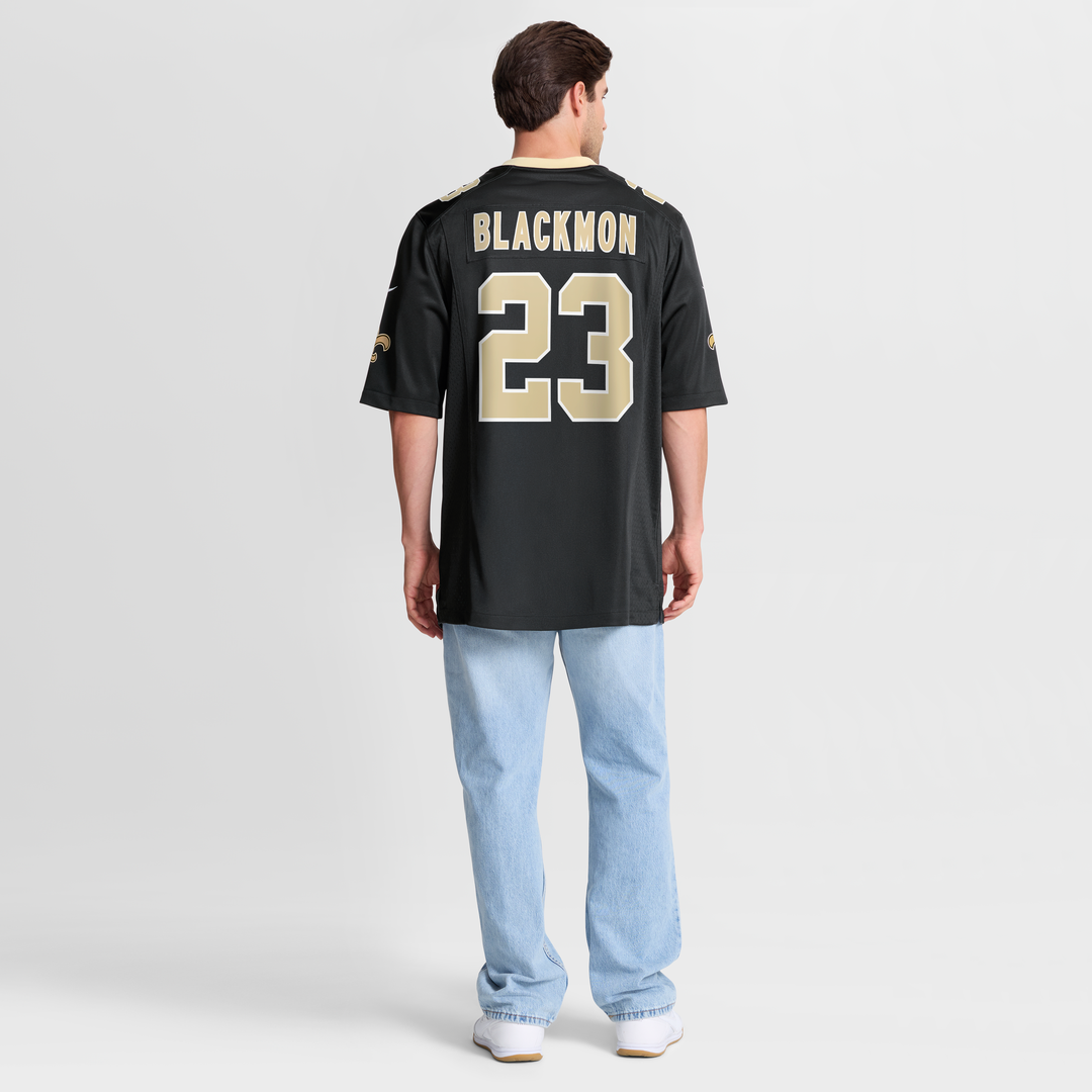 New Orleans Saints Julian Blackmon Nike Black Game Jersey product image 8