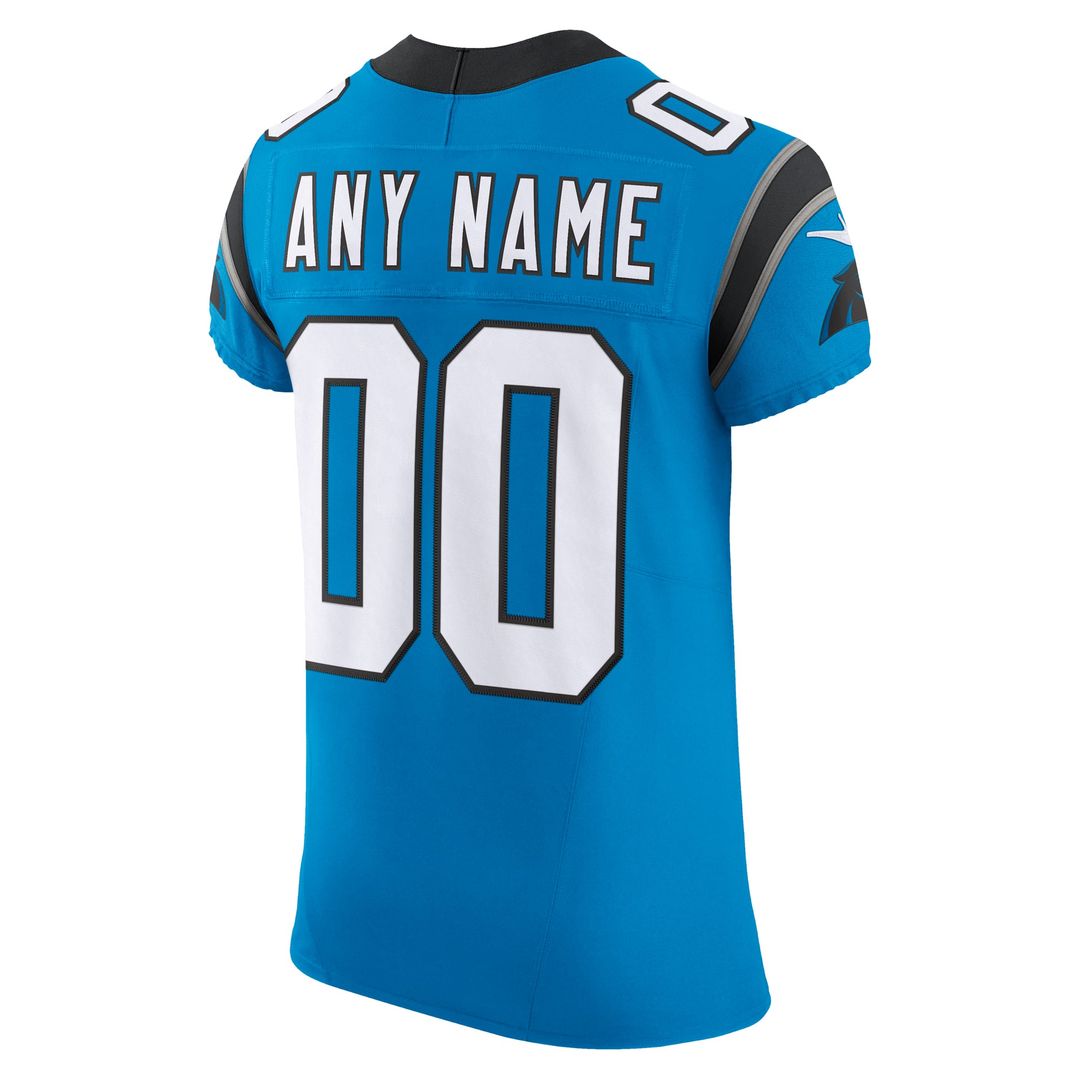 Carolina Panthers Nike Blue Vapor FUSE Elite Custom Jersey product image 3