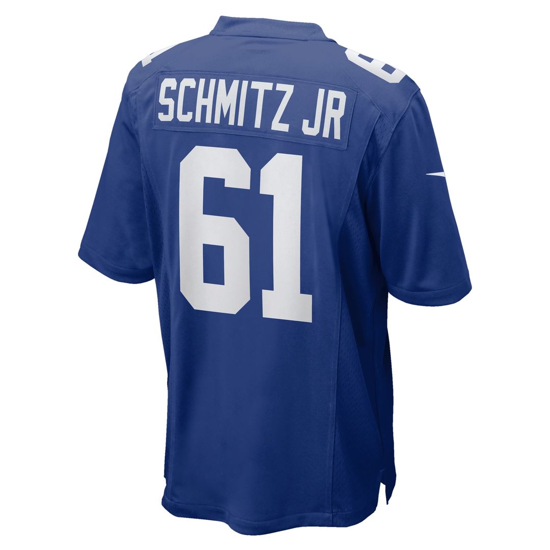 New York Giants John Michael Schmitz Jr. Nike Royal Game product image 3