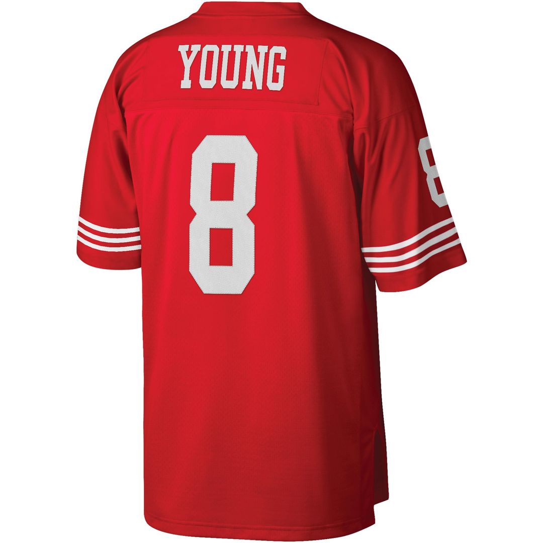 San Francisco 49ers Steve Young Mitchell & Ness Scarlet product image 3