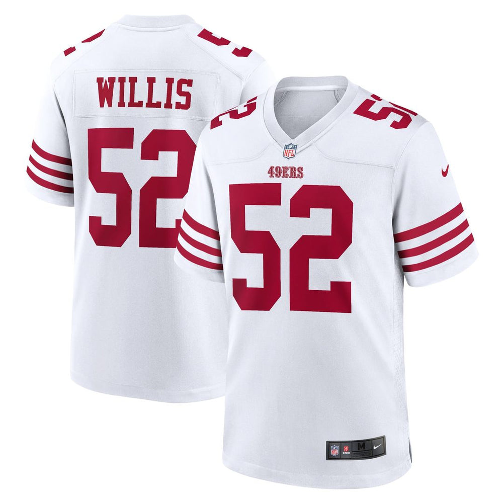 San Francisco 49ers Patrick Willis Nike White Retired Game