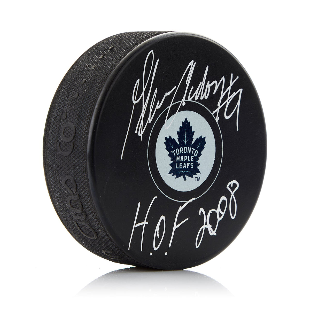 Glenn Anderson Signed Toronto Maple Leafs Hockey Puck with HOF Note product image 1, provided for visual reference and