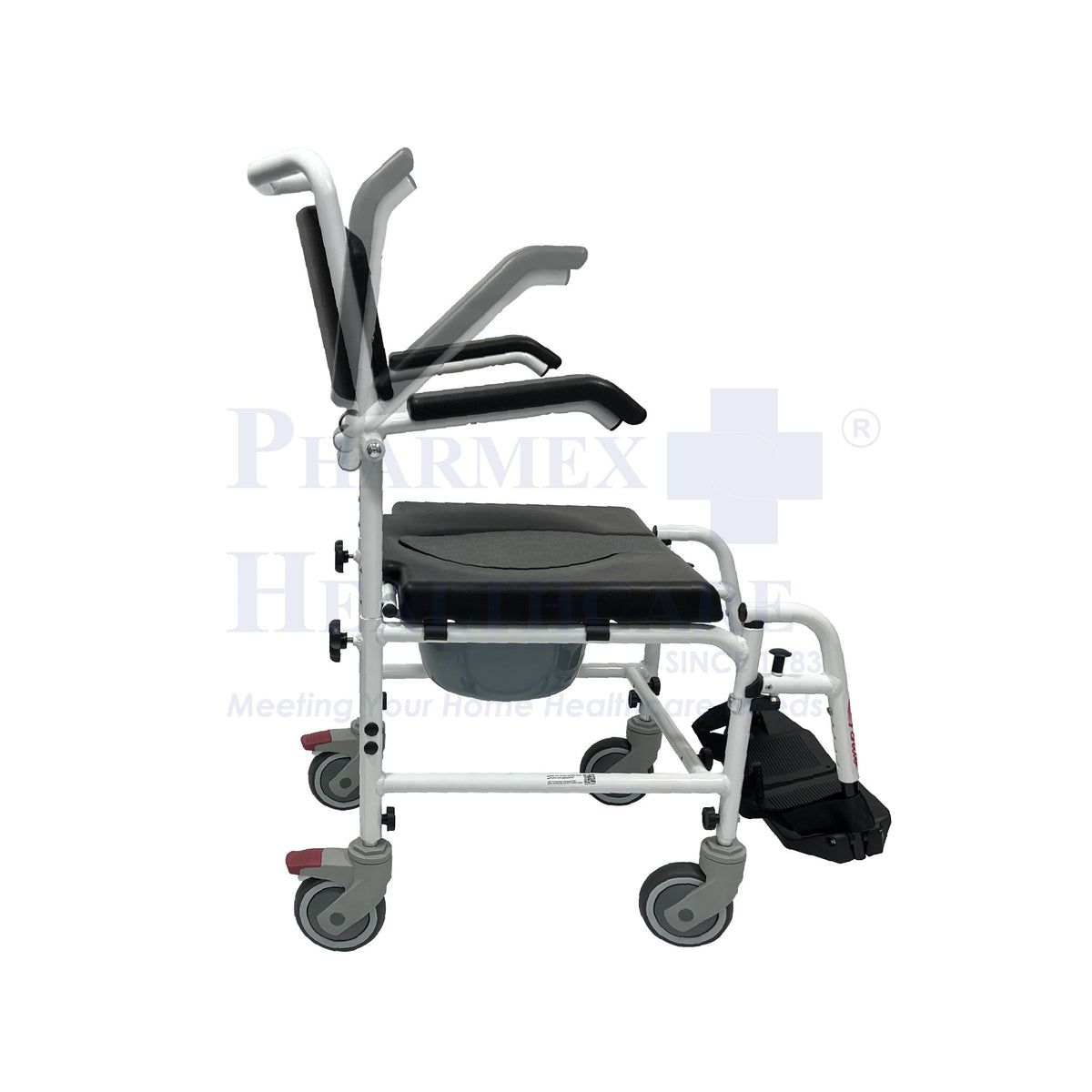 AR-0233 ASSURE Rehab Aluminium Shower Commode Chair