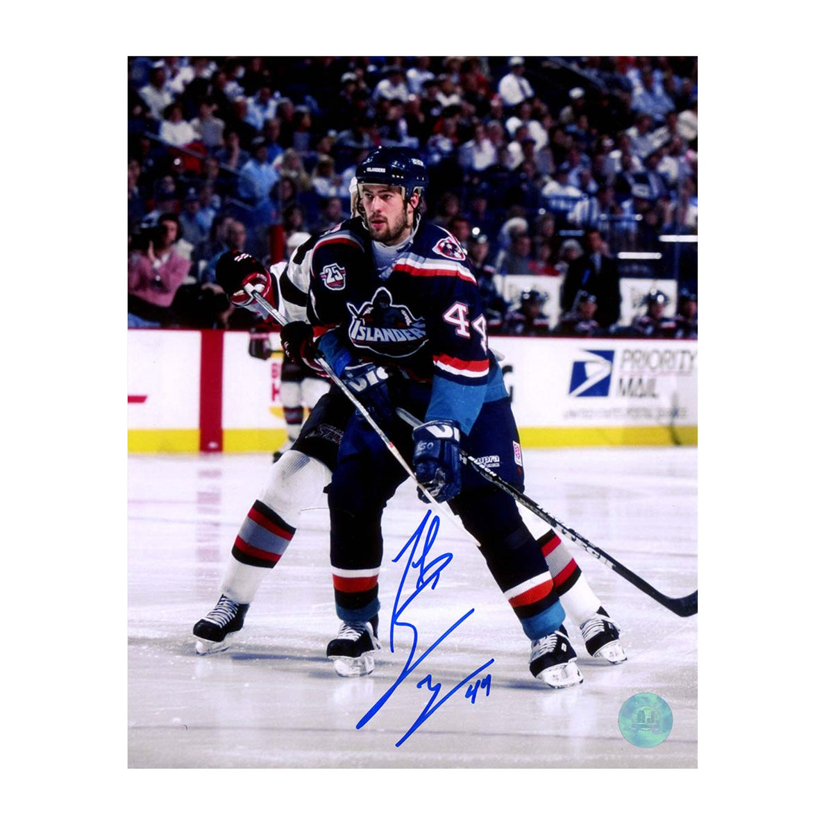 Todd Bertuzzi Autographed New York Islanders Hockey 8x10 Photo product image 1, provided for visual reference and product