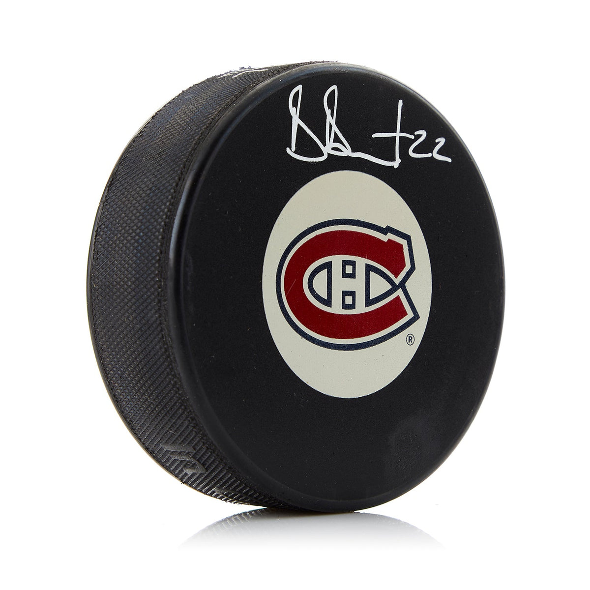 Benoit Brunet Autographed Montreal Canadiens Hockey Puck product image 1, provided for visual reference and product detail