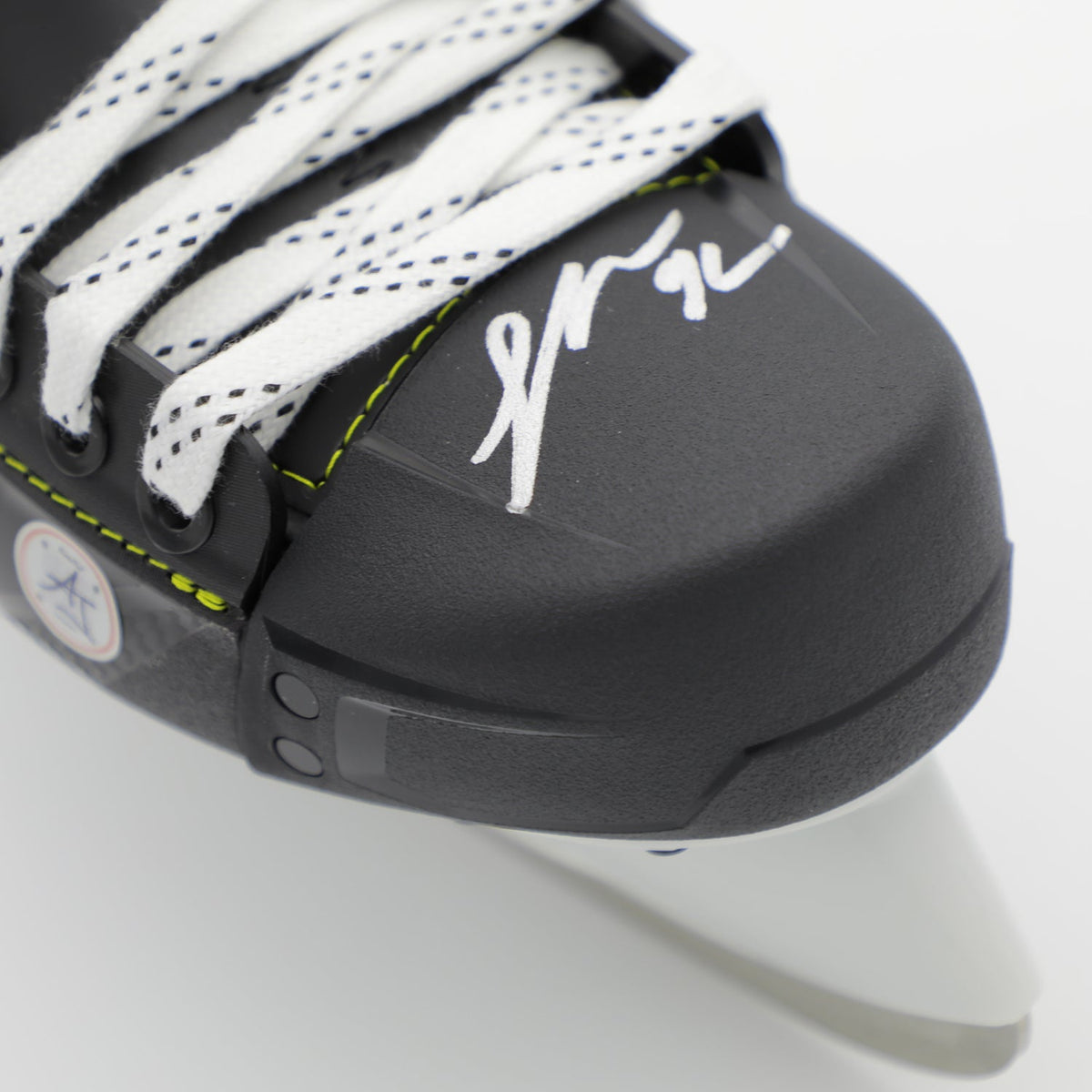 Logan Cooley Autographed CCM Tacks Hockey Skate product image 2, provided for visual reference and product detail review