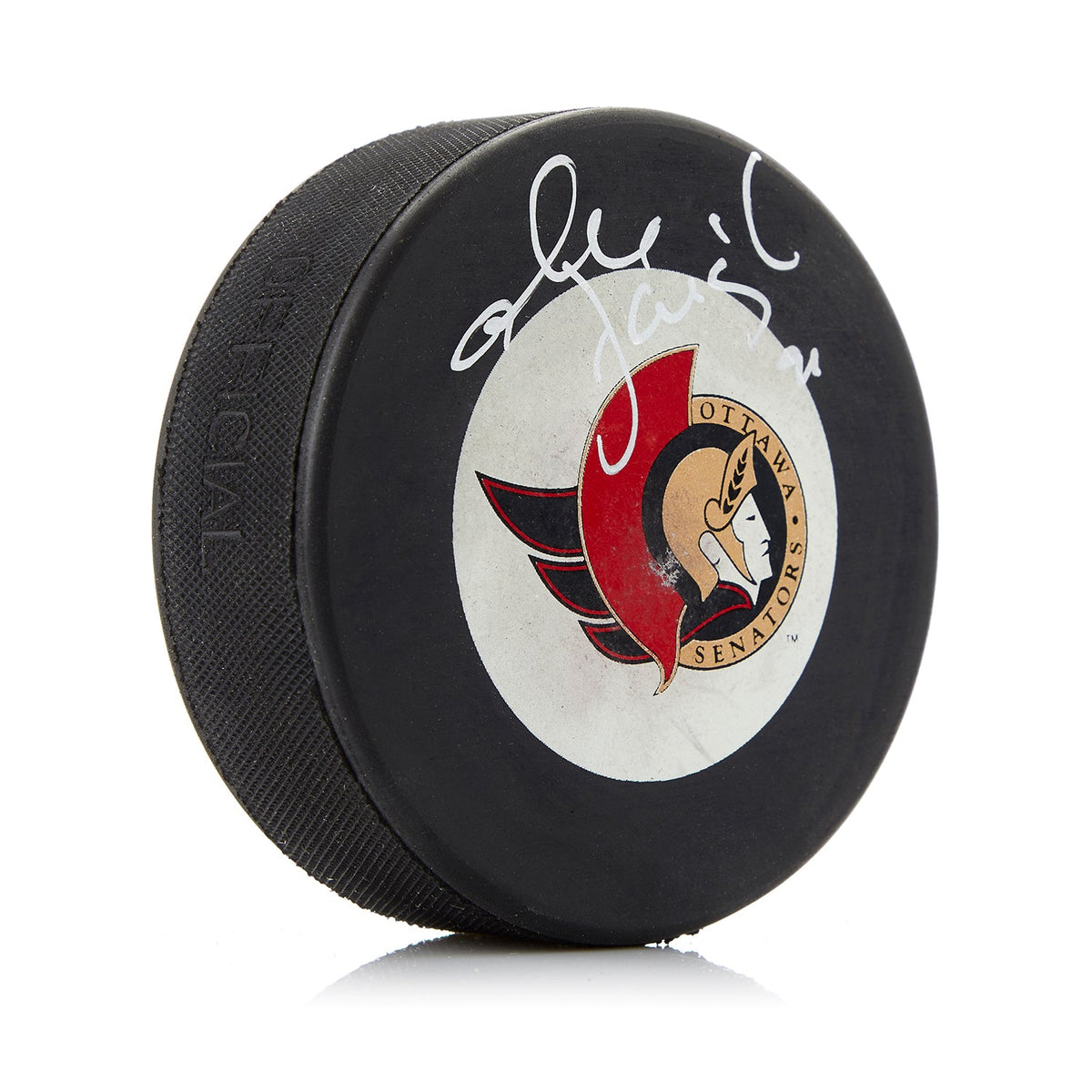 Alexandre Daigle Autographed Ottawa Senators Hockey Puck product image 1, provided for visual reference and product detail