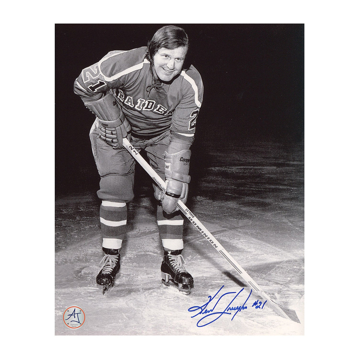 Kent Douglas New York Raiders Autographed WHA Hockey 8x10 Photo product image 1, provided for visual reference and product
