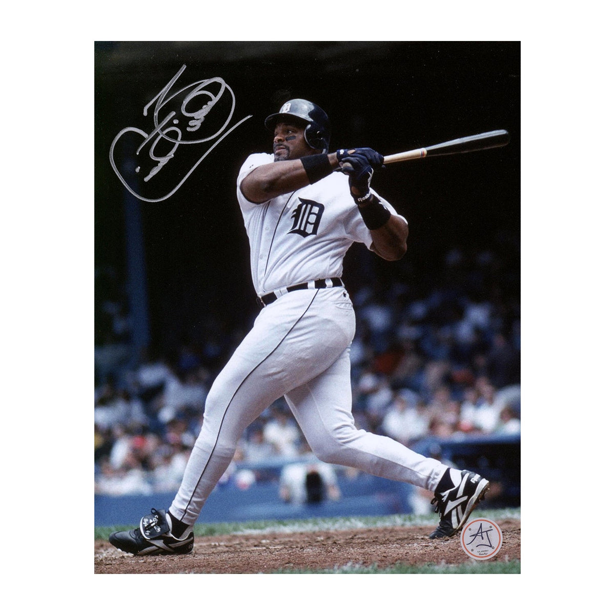 Cecil Fielder Autographed Detroit Tigers Baseball 8x10 Photo product image 1, provided for visual reference and product