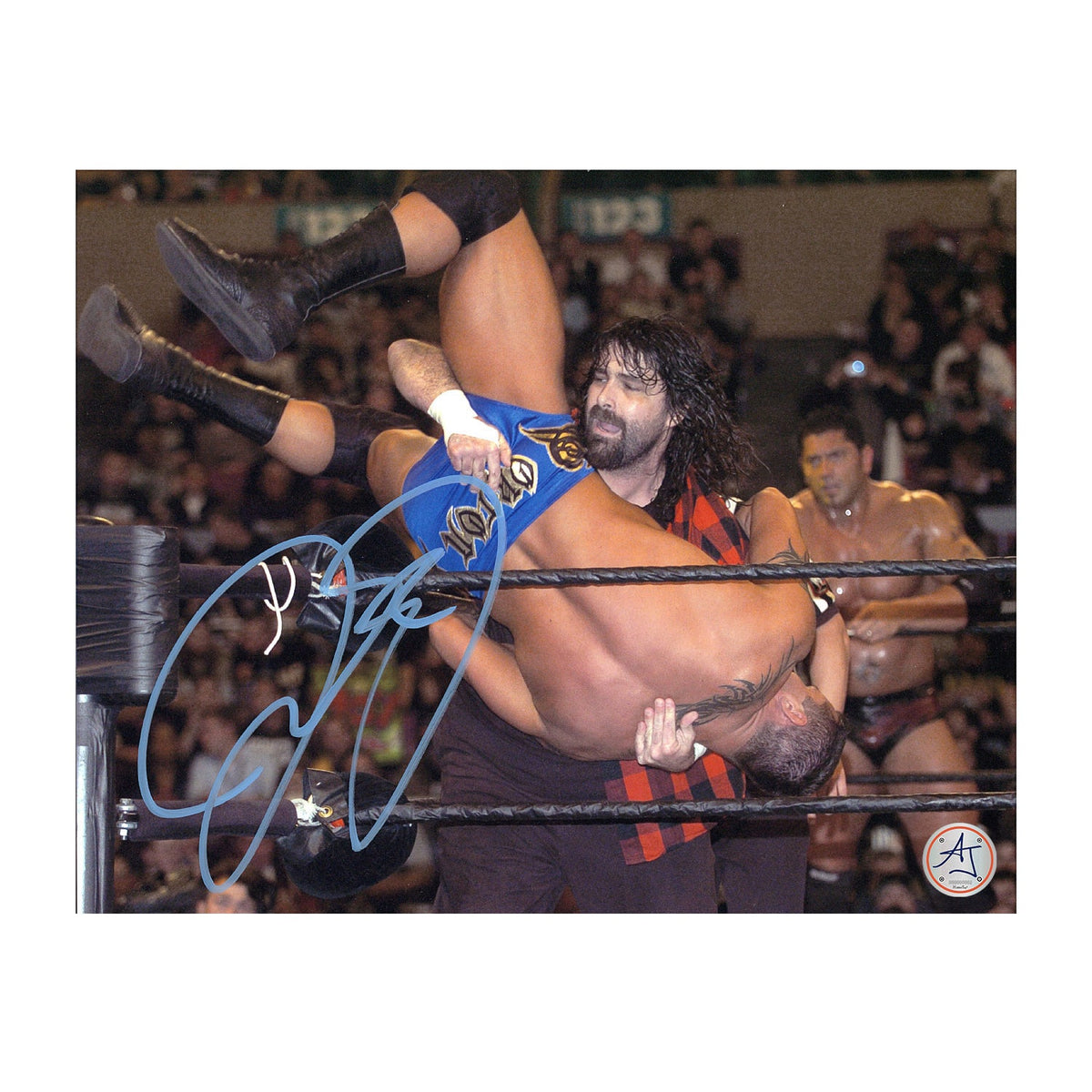 Mick Foley Autographed Mankind Body Slam 8x10 Photo product image 1, provided for visual reference and product detail review