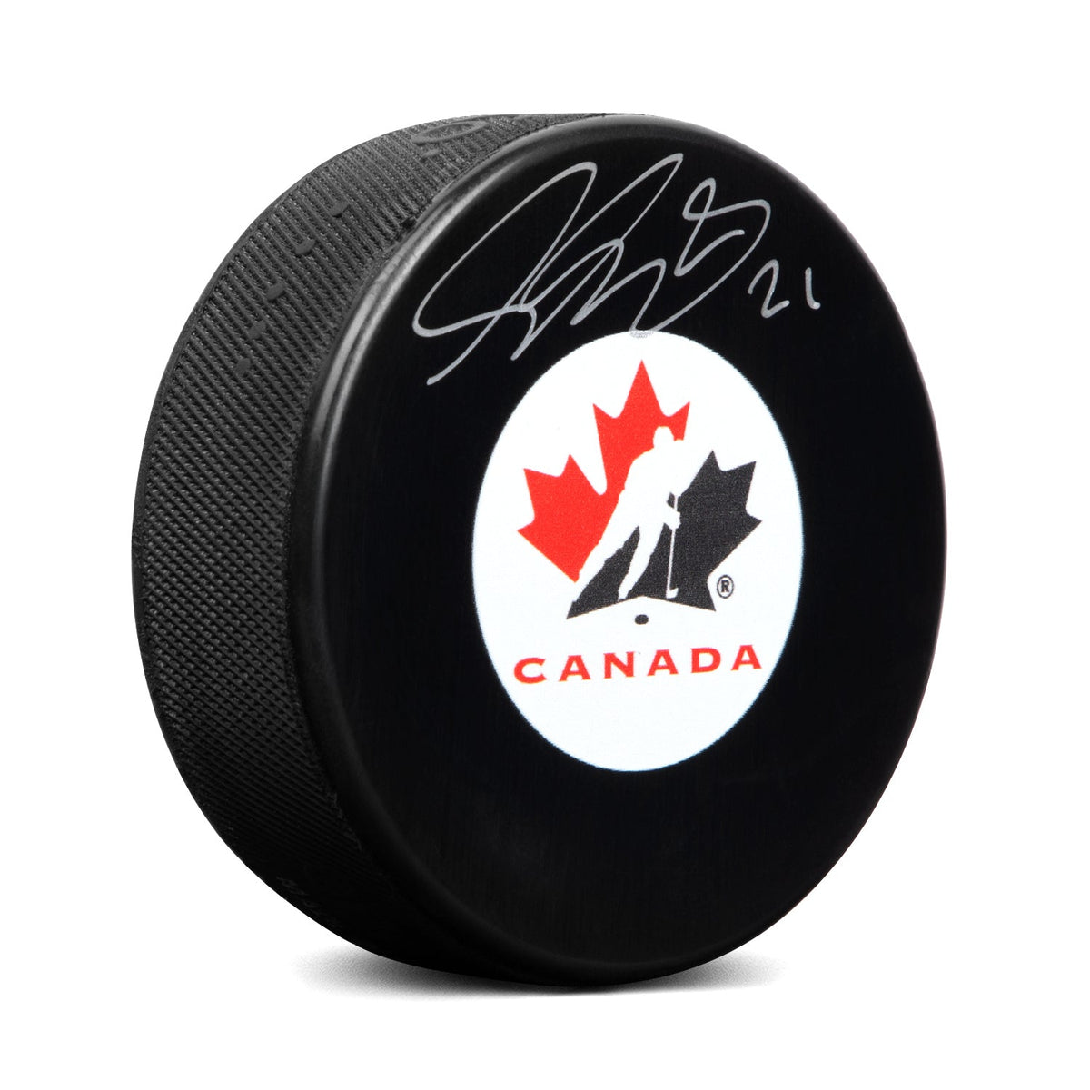 Simon Gagne Autographed Team Canada Hockey Puck product image 1, provided for visual reference and product detail review