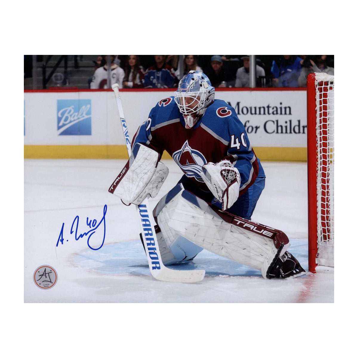 Alexandar Georgiev Signed Colorado Avalanche Goalie 8x10 Photo product image 1, provided for visual reference and product
