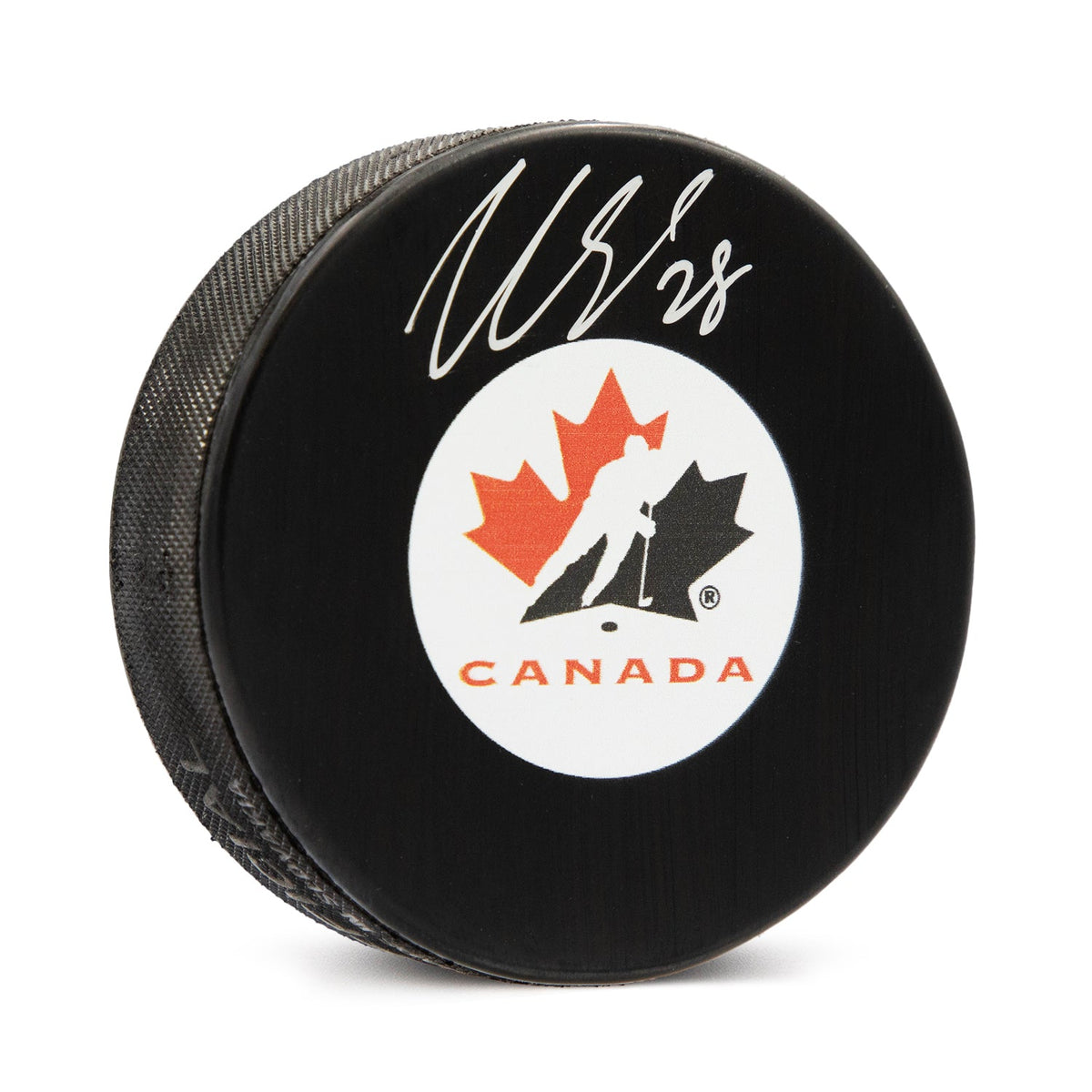Claude Giroux Autographed Team Canada Hockey Puck product image 1, provided for visual reference and product detail review
