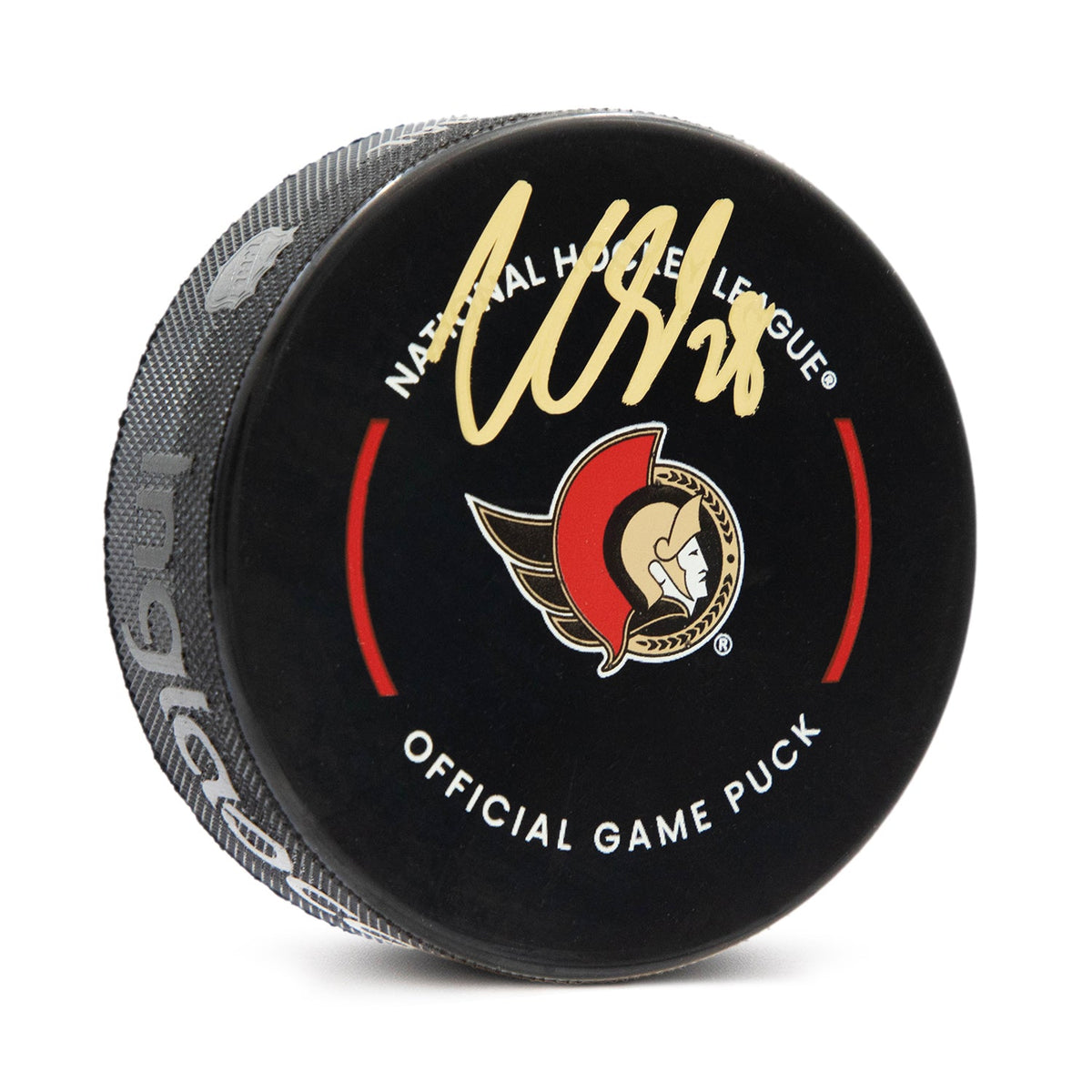 Claude Giroux Signed Ottawa Senators Official Game Puck product image 1, provided for visual reference and product detail