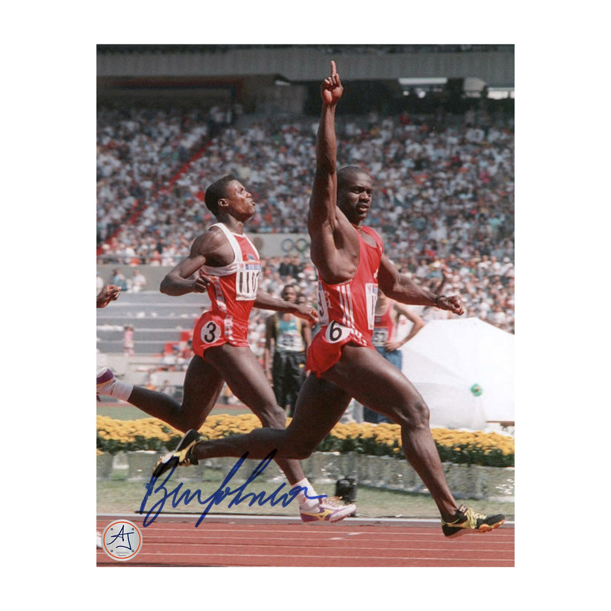Ben Johnson Autographed 8x10 Photo product image 1, provided for visual reference and product detail review