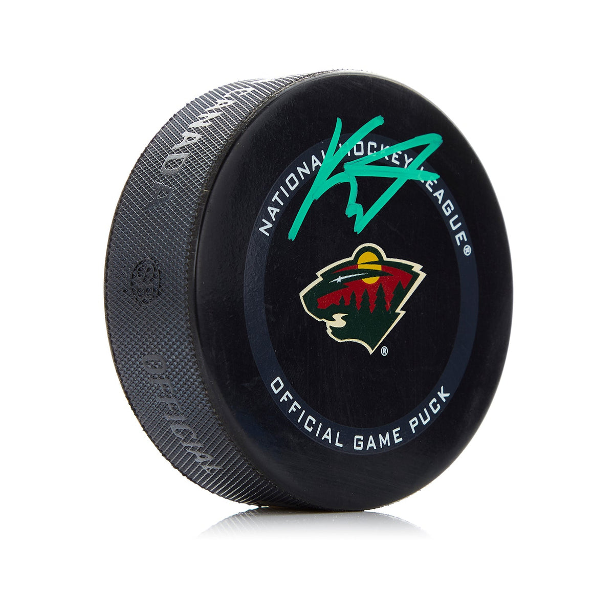 Kirill Kaprizov Signed Minnesota Wild Official Game Puck product image 1, provided for visual reference and product detail