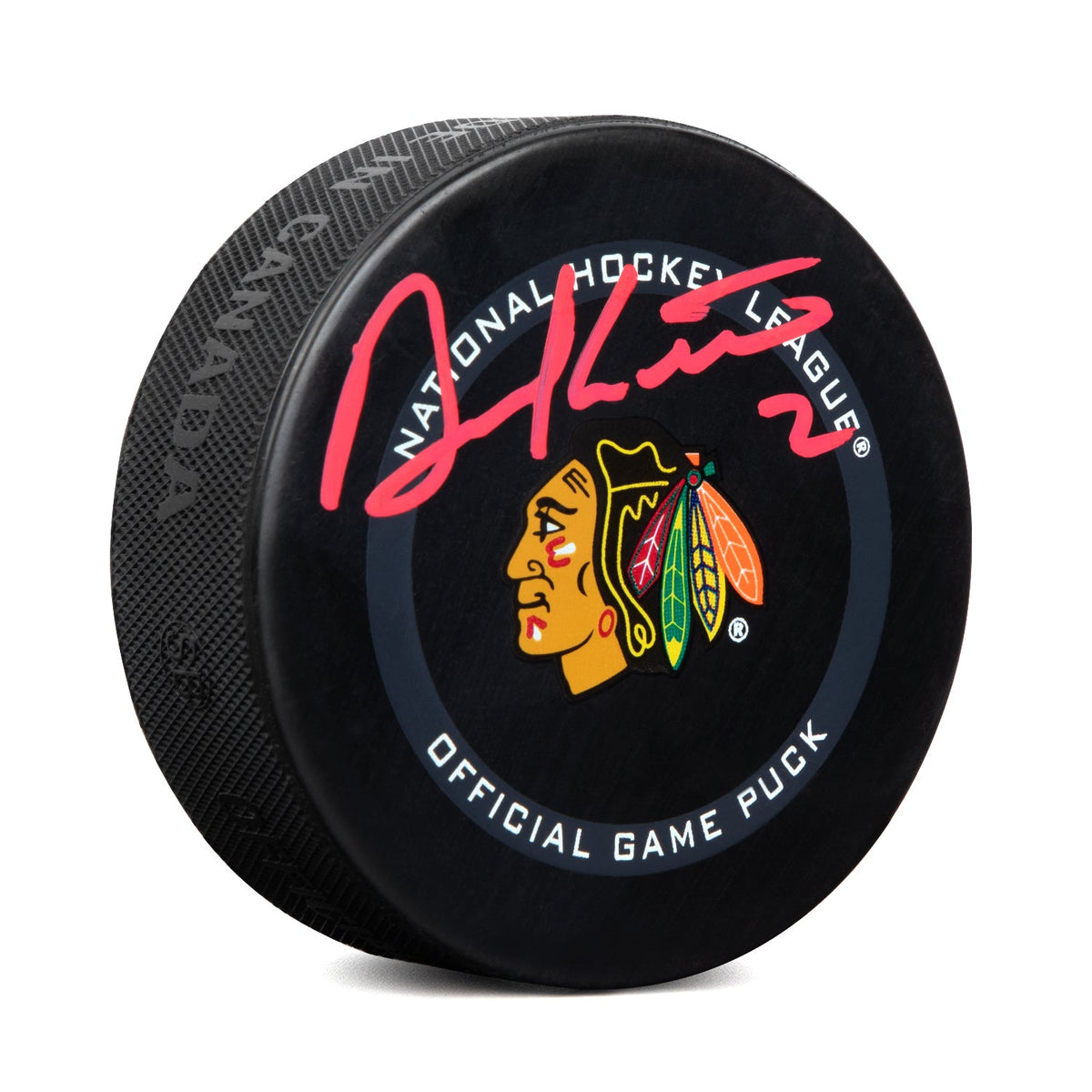 Duncan Keith Signed Chicago Blackhawks Official Game Puck product image 1, provided for visual reference and product detail