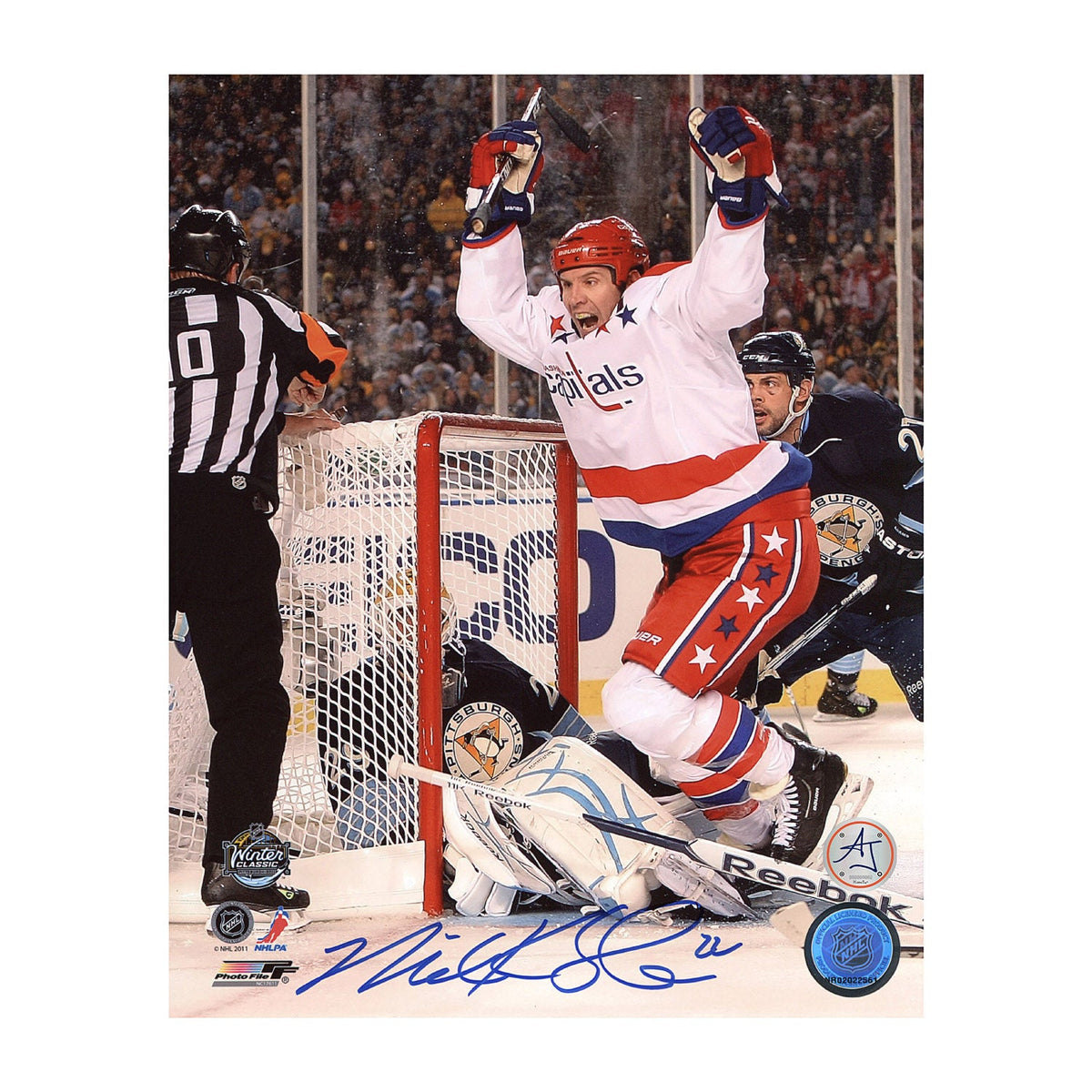 Mike Knuble Signed Washington Capitals Winter Classic 8x10 Photo product image 1, provided for visual reference and product