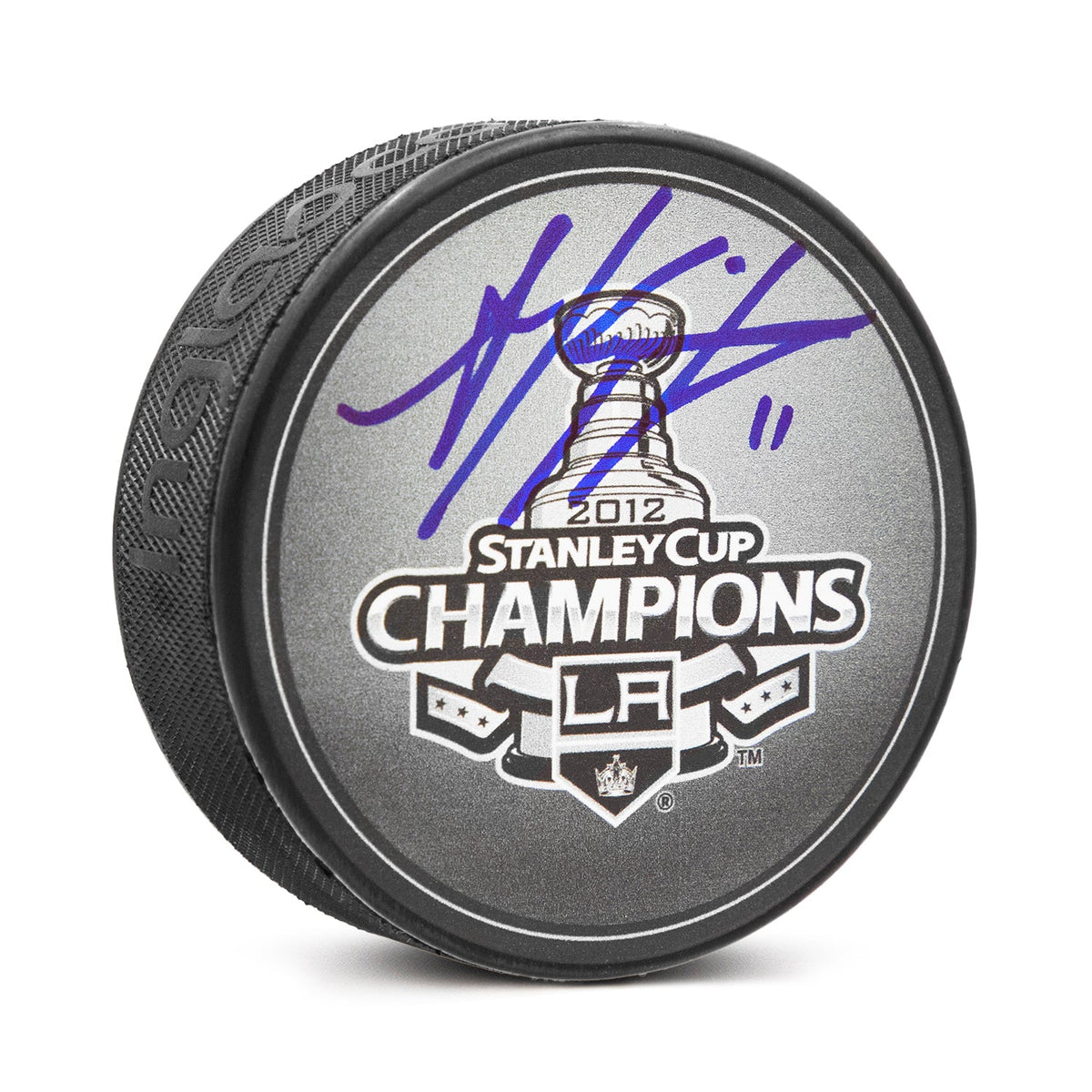 Anze Kopitar Signed Los Angeles Kings 2012 Stanley Cup Puck product image 1, provided for visual reference and product