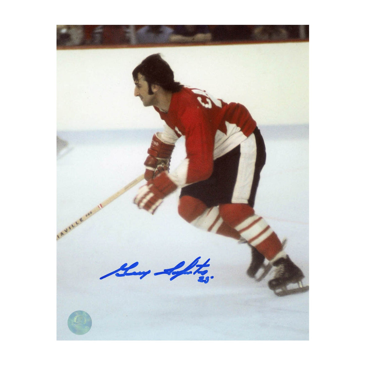 Guy Lapointe Autographed Team Canada 1972 Summit Series 8x10 Photo product image 1, provided for visual reference and