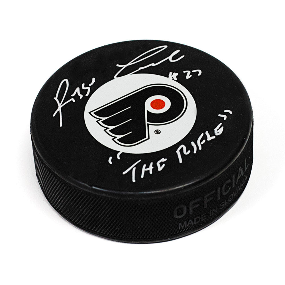 Reggie Leach Signed Philadelphia Flyers Hockey Puck product image 1, provided for visual reference and product detail review
