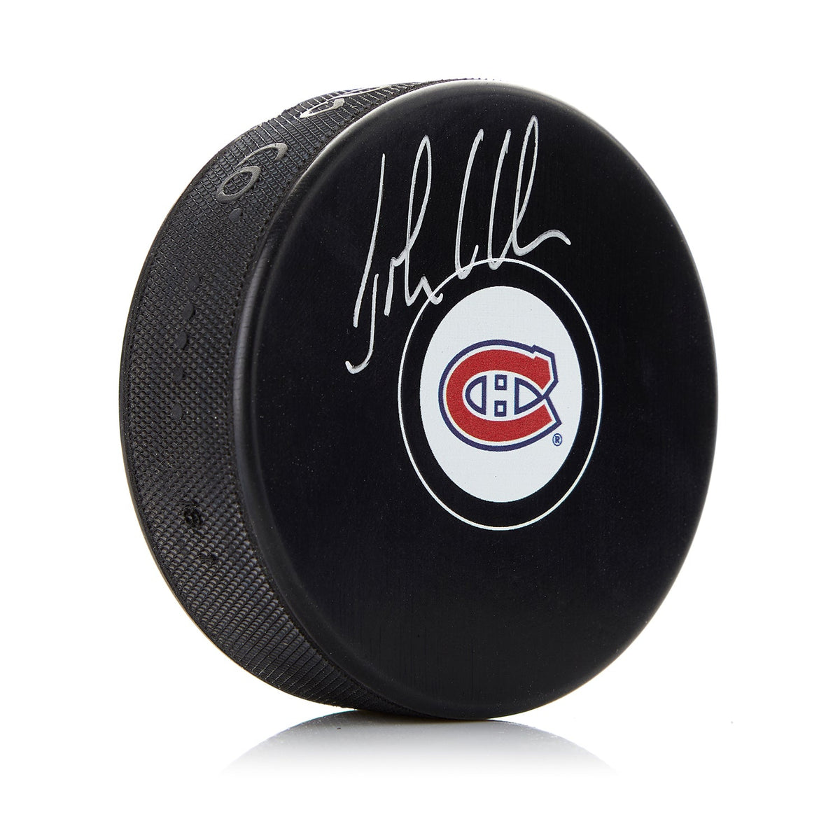 John LeClair Montreal Canadiens Autographed Hockey Puck product image 1, provided for visual reference and product detail