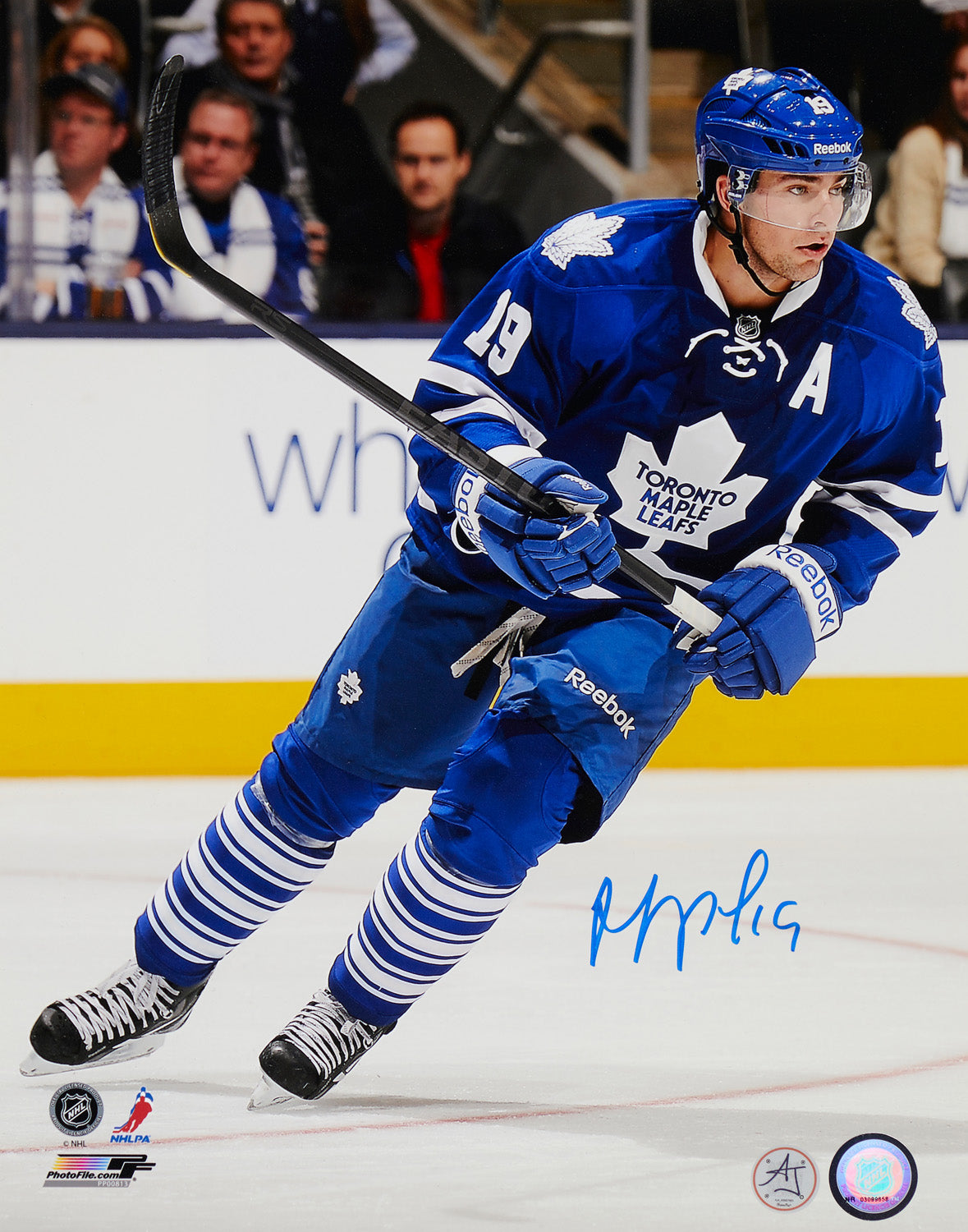 Joffrey Lupul Signed Toronto Maple Leafs Hockey 11x14 Photo product image 1, provided for visual reference and product