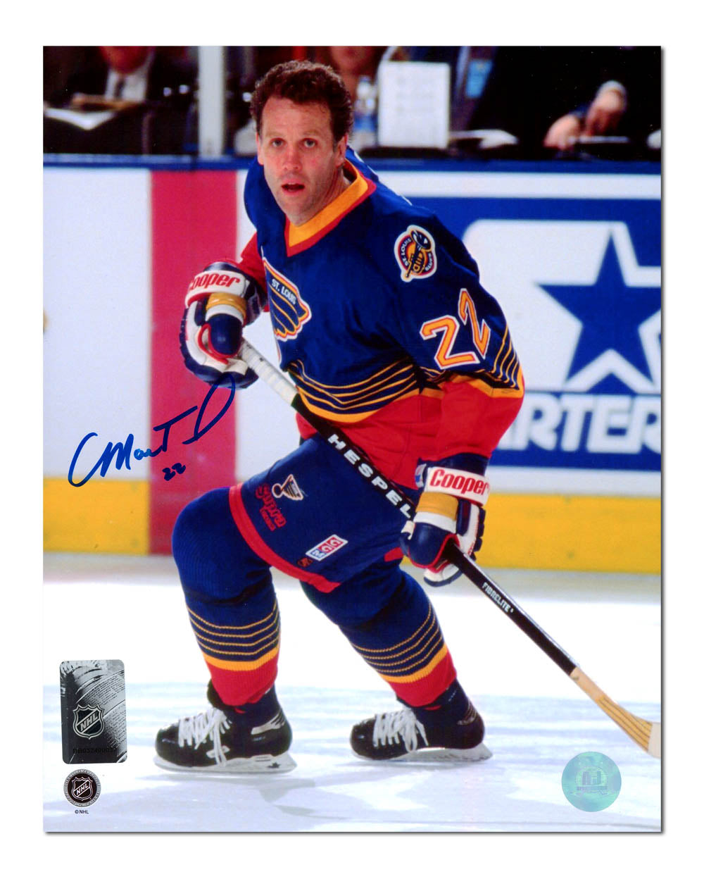 Craig MacTavish Signed St Louis Blues Hockey 8x10 Photo product image 1, provided for visual reference and product detail