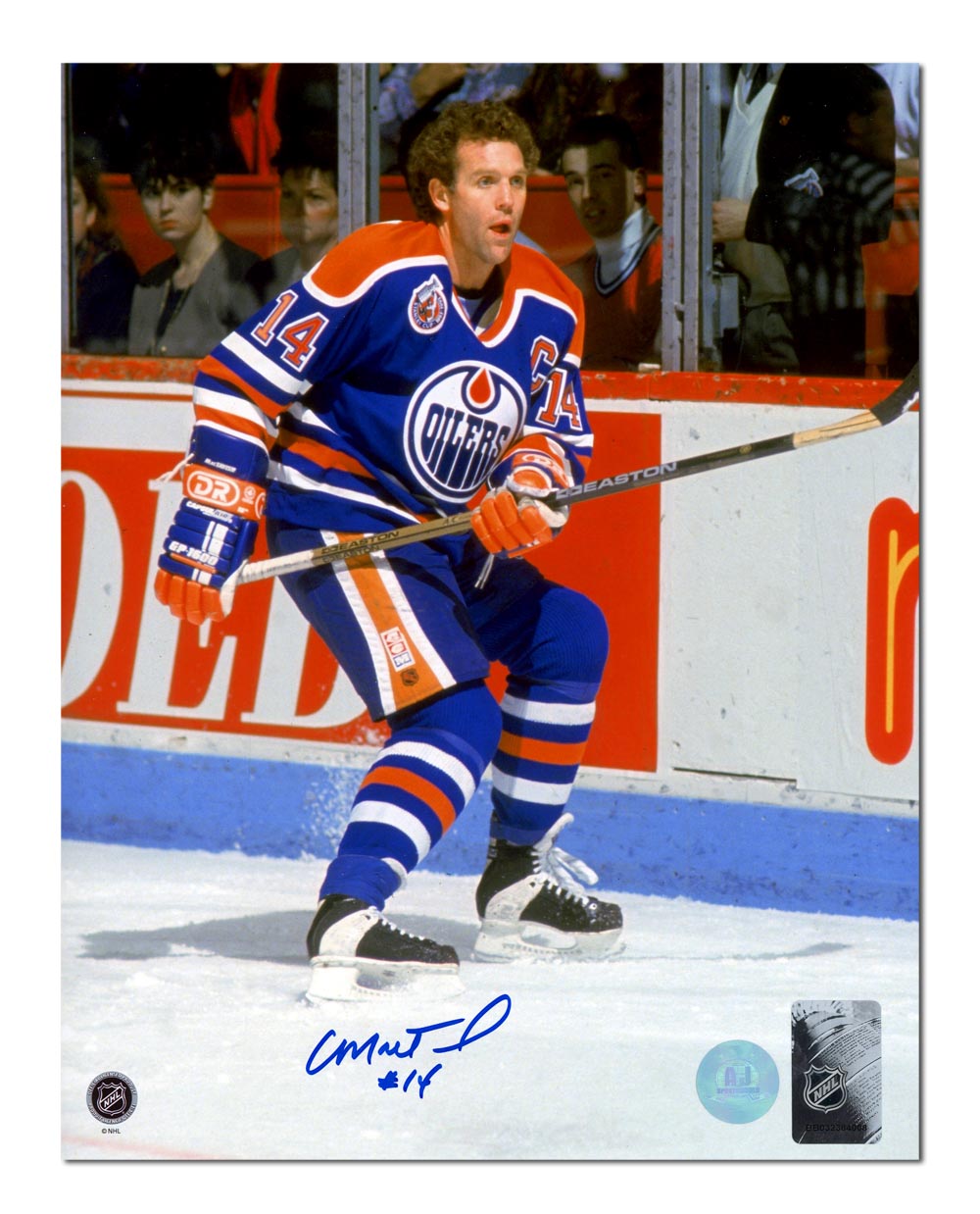 Craig MacTavish Autographed Edmonton Oilers Captain 8x10 Photo product image 1, provided for visual reference and product