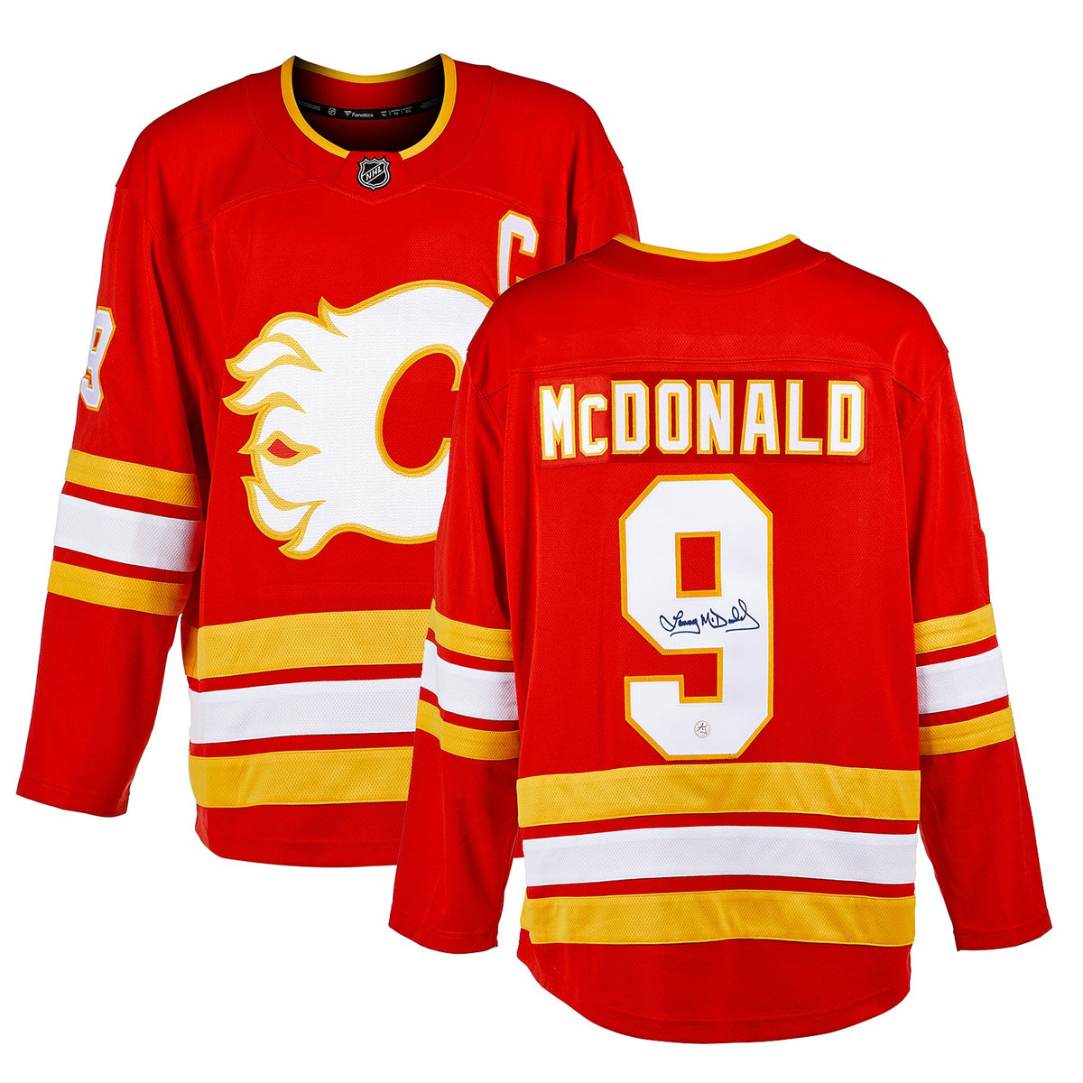 Lanny McDonald Autographed Calgary Flames Fanatics Breakaway Jersey product image 3, provided for visual reference and