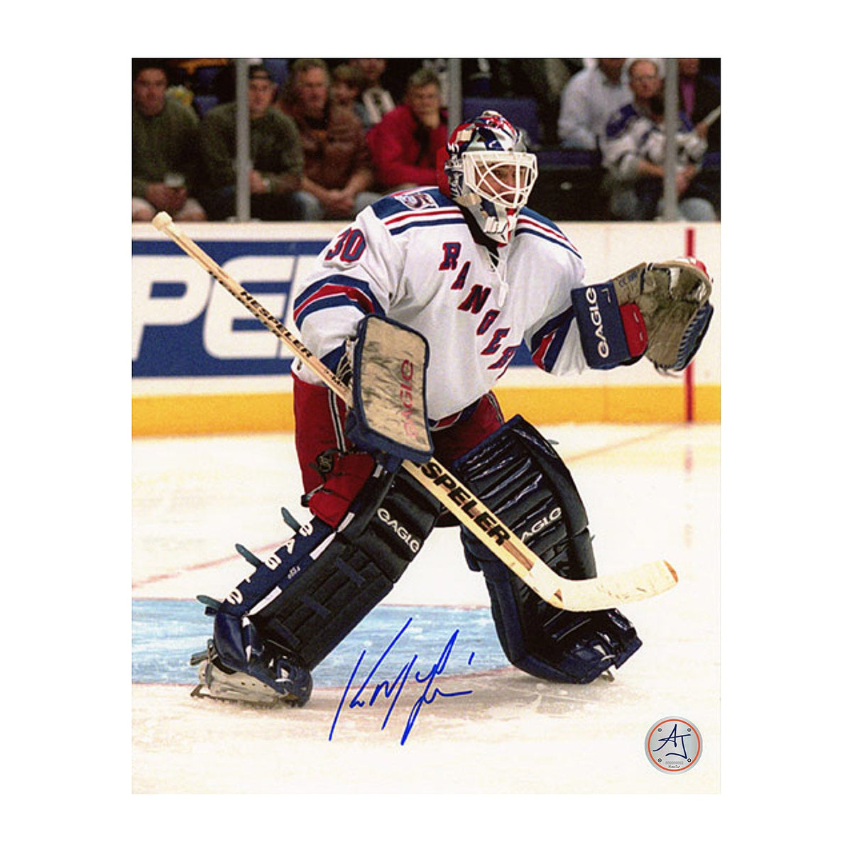 Kirk McLean Autographed New York Rangers Goalie 8x10 Photo product image 1, provided for visual reference and product detail