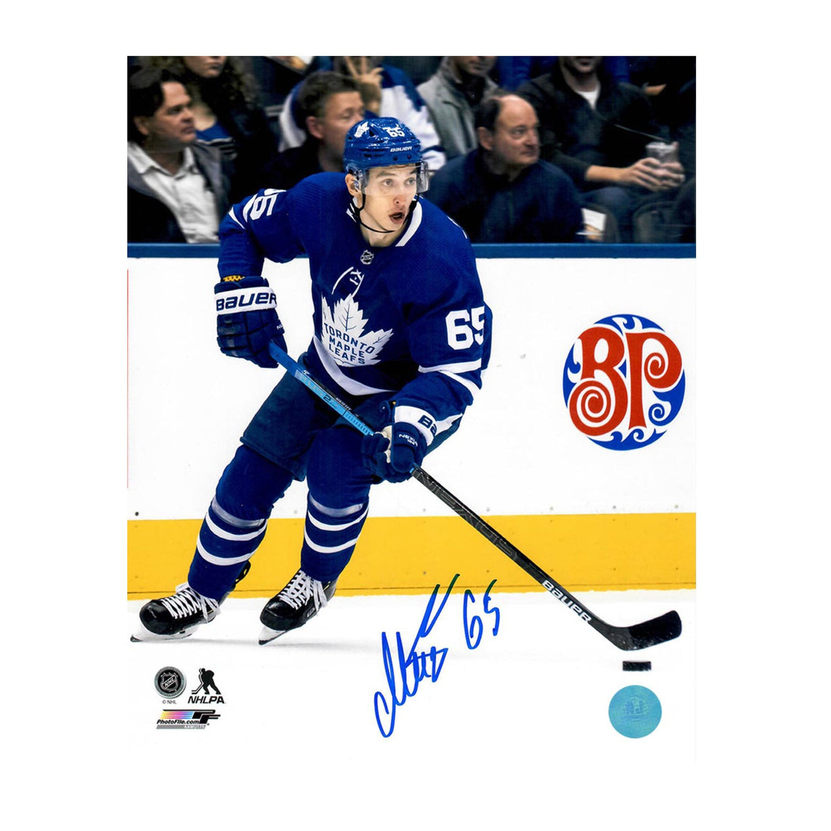 Ilya Mikheyev Autographed Toronto Maple Leafs Hockey 8x10 Photo product image 1, provided for visual reference and product