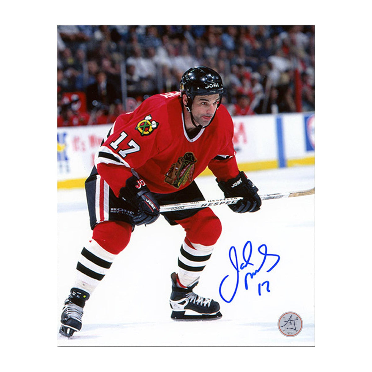 Joe Murphy Autographed Chicago Blackhawks Hockey 8x10 Photo product image 1, provided for visual reference and product