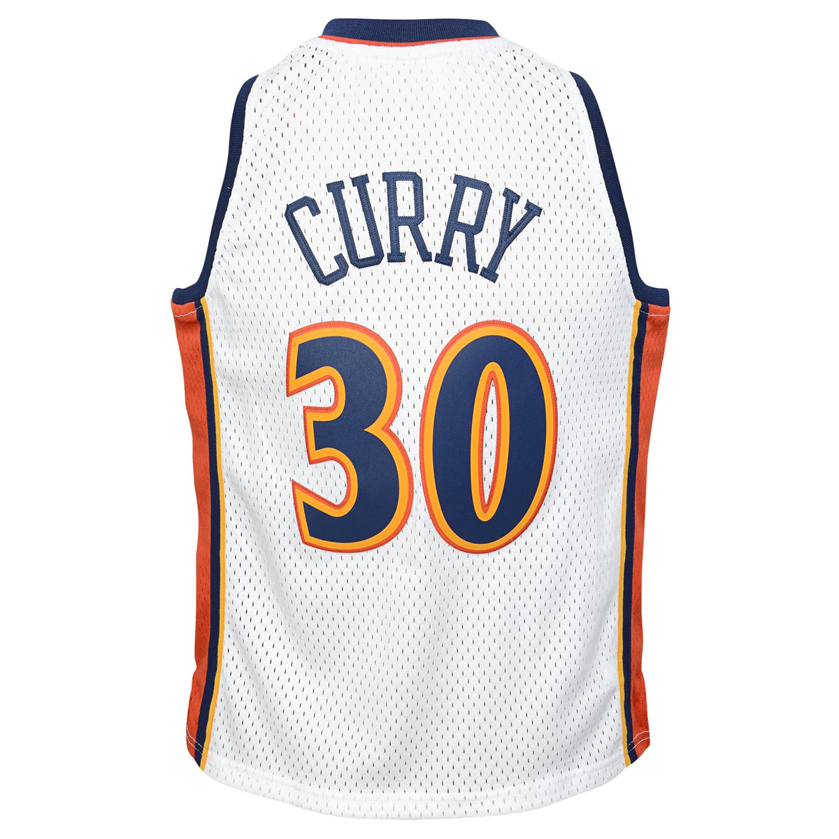 Stephen Curry Golden State Warriors Mitchell & Ness White 2009-10 Hardwood Classics Swingman Jersey product image 3,