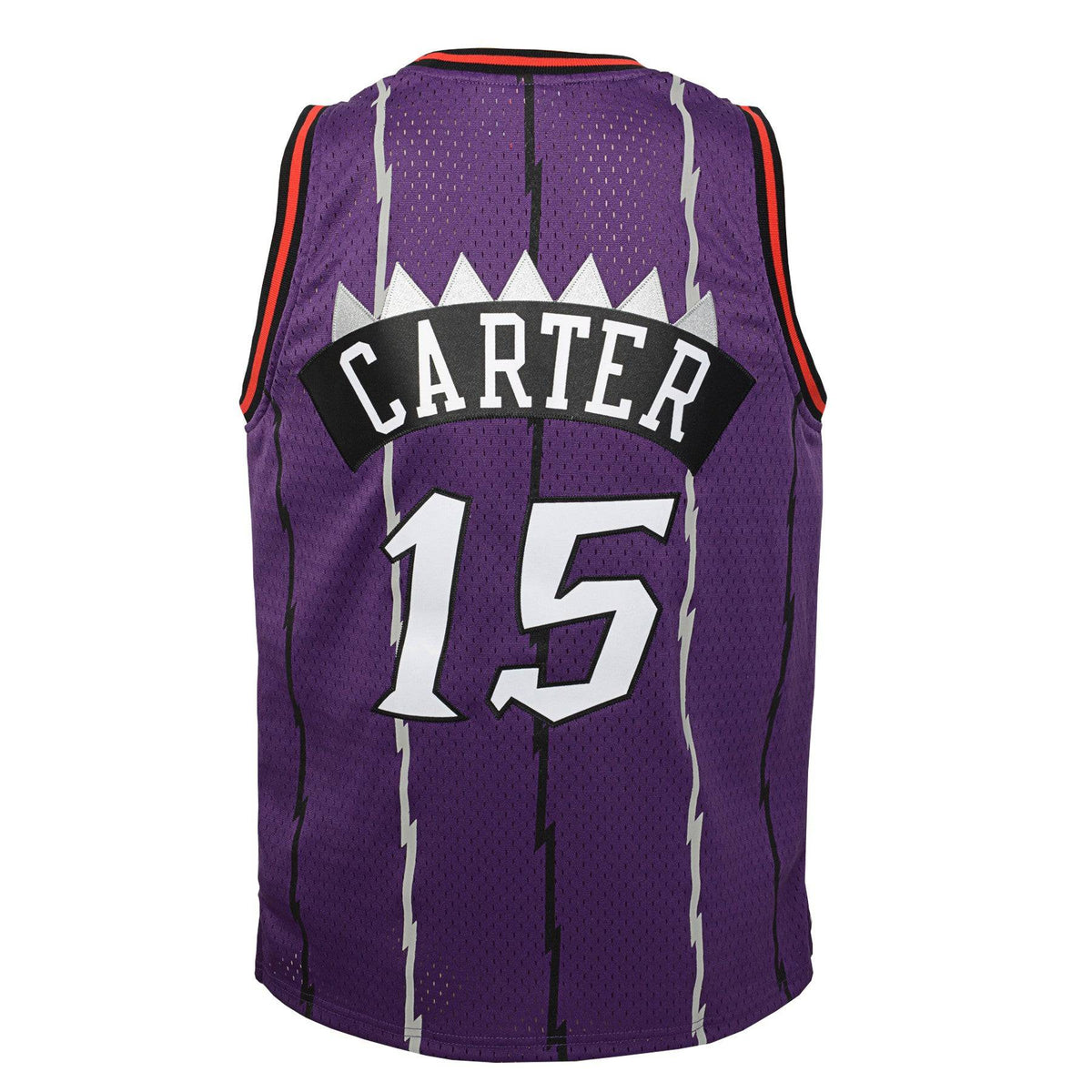 Toronto Raptors Vince Carter Mitchell & Ness Purple Hardwood Classics Jersey product image 3, provided for visual reference