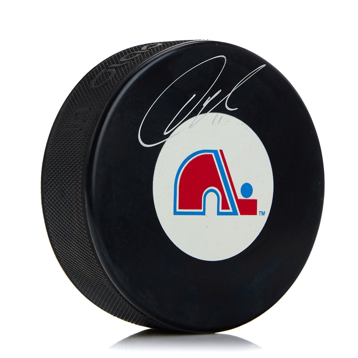 Owen Nolan Quebec Nordiques Autographed Hockey Puck product image 1, provided for visual reference and product detail review