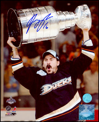 George Parros Autographed Anaheim Ducks 2007 Stanley Cup 8x10 Photo product image 1, provided for visual reference and