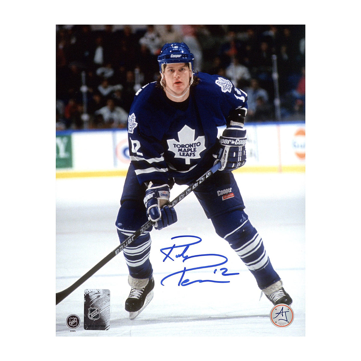 Rob Pearson Autographed Toronto Maple Leafs Game Action 8x10 Photo product image 1, provided for visual reference and