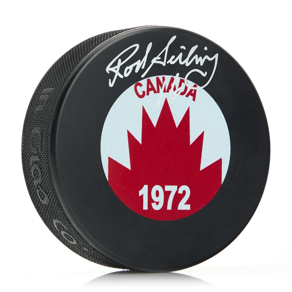 Rod Seiling Team Canada Autographed 1972 Summit Series Hockey Puck product image 1, provided for visual reference and